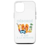 Custodia per iPhone 12/12 Pro Débordé Je Suis à La Retraite Design Vacances Tropicales
