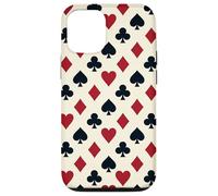 Custodia per iPhone 12/12 Pro Design classico delle serate di giochi da casinò con le icone delle tute