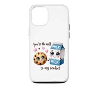 Custodia per iPhone 12/12 Pro Design con scritta "You're the Milk to My Cookie"