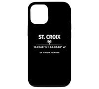 Custodia per iPhone 12/12 Pro Design di viaggio coordinato St Croix USVI