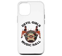 Custodia per iPhone 12/12 Pro Devil PinUp Girl 1950's Rock Roll Rockabilly Uomo Donna