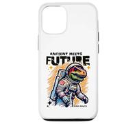 Custodia per iPhone 12/12 Pro Dino Astronaut Ancient Rex Future Fusion Art Space Explorer