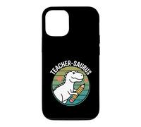 Custodia per iPhone 12/12 Pro Dinosauri Teachersaurus Impressionante Insegnante