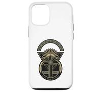 Custodia per iPhone 12/12 Pro Dio è buono per tutti i tempi, fidati di lui, non aver paura, solo credere