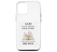Custodia per iPhone 12/12 Pro Dio scrive ancora la storia cristiana Inspirational Speranza Fede