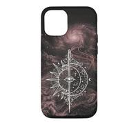 Custodia per iPhone 12/12 Pro Disegno cosmico spirituale dell'equilibrio del sole celeste