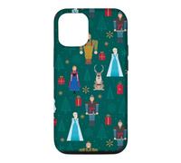 Custodia per iPhone 12/12 Pro Disney Frozen Holiday Nutcrackers Scandinavian Christmas