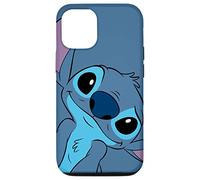 Custodia per iPhone 12/12 Pro Disney Lilo and Stitch Cute Stitch Face Slate Gray