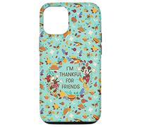 Custodia per iPhone 12/12 Pro Disney Mickey & Minnie Mouse Grati per gli amici Autunno