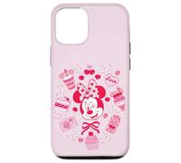 Custodia per iPhone 12/12 Pro Disney Minnie Mouse Sweet Treats & Cherries Pink Coquette