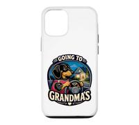 Custodia per iPhone 12/12 Pro Divertente bassotto andando alle nonne guida
