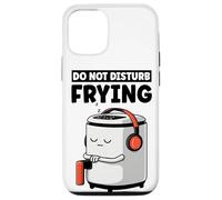 Custodia per iPhone 12/12 Pro Divertente costume da friggitrice ad aria non disturbare