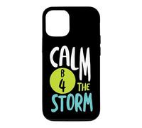 Custodia per iPhone 12/12 Pro Divertente gioco di parole BINGO Calma B4 la tempesta