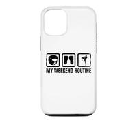 Custodia per iPhone 12/12 Pro Divertente Kickboxer Weekend Kickboxer Muay Thai