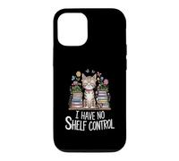 Custodia per iPhone 12/12 Pro Divertente, NON HO IL CONTROLLO SUGLI SCAFFALI Cat Mom Reading Girl Readers