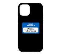 Custodia per iPhone 12/12 Pro Divertente targhetta con il nome dello sposo principe affascinante marito papà fratello