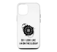 Custodia per iPhone 12/12 Pro Do I Look Like I'm On The Clock Funny Sarcastic Saying