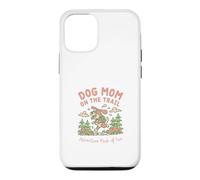 Custodia per iPhone 12/12 Pro Dog Mom on the Trail Adventure - Confezione da 2 cani da escursionismo
