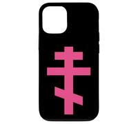 Custodia per iPhone 12/12 Pro Donna Cristiana Ortodossa Croce Orientale Orientale Fede Gesù