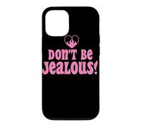 Custodia per iPhone 12/12 Pro Don't Be Jealous Retro Pink Citazione Grafica