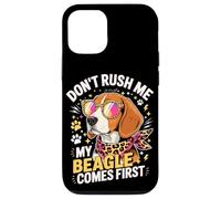 Custodia per iPhone 12/12 Pro Don't Rush Me My Beagle Comes First Dog Lover