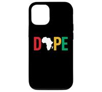 Custodia per iPhone 12/12 Pro Dope Africa Map Juneteenth Pan African Pride