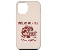 Custodia per iPhone 12/12 Pro Dream Harder Sleep Offline Dragon Reader Fantasy Libri