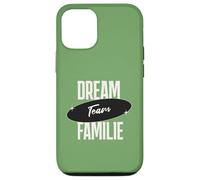 Custodia per iPhone 12/12 Pro Dream Team Famiglia divertente con scritta in lingua tedesca