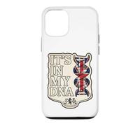 Custodia per iPhone 12/12 Pro È nel mio DNA, bandiera Union Jack del Regno Unito, British Heritage Design