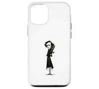 Custodia per iPhone 12/12 Pro Edgar Allan Poe Beloved Cat