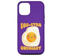 Custodia per iPhone 12/12 Pro Egg-Stra, simpatico gioco di parole a forma di uovo fritto