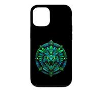 Custodia per iPhone 12/12 Pro Emblema del tempio incandescente della reliquia del serpente piumato