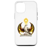 Custodia per iPhone 12/12 Pro Emblema della resistenza del tordo dell'Arkansas