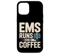 Custodia per iPhone 12/12 Pro EMS gira sul medico paramedico EMT del caffè
