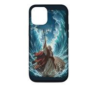 Custodia per iPhone 12/12 Pro Epic Japanese Anime Christian Bible - Moses Parting The Sea