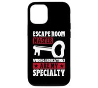 Custodia per iPhone 12/12 Pro Escape Room Master Indicazioni sbagliate sono il mio gioco di specialità