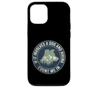 Custodia per iPhone 12/12 Pro Escursionismo Cane Count Me In Trekking All'aperto