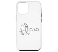 Custodia per iPhone 12/12 Pro Estetica della lanterna lunare del mese sacro islamico di Ramadan Mubarak