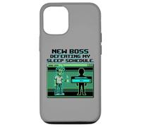 Custodia per iPhone 12/12 Pro Expecting Dad Gamer New Boss Sleep Schedule