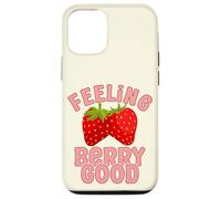 Custodia per iPhone 12/12 Pro Feeling Berry Good Strawberry Festival Fragole Agricoltore