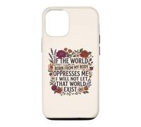 Custodia per iPhone 12/12 Pro Feminist Womens Rights The World Born From My Body Oppresses