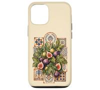 Custodia per iPhone 12/12 Pro Fichi Greci Piastrelle Mosaico Mediterraneo Antico