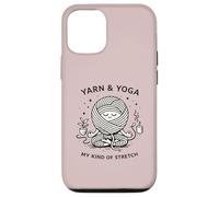 Custodia per iPhone 12/12 Pro Filato e yoga My Kind of Stretch Knitter Hobby Craft Humor