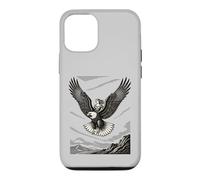 Custodia per iPhone 12/12 Pro Flaga Demone Strega Venti E Ali Selvatiche