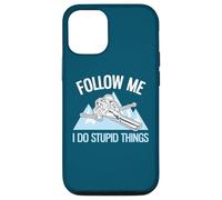 Custodia per iPhone 12/12 Pro Follow Me I Do Stupid Things Sci Polvere Divertente