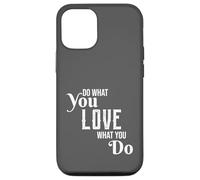 Custodia per iPhone 12/12 Pro Follow Your Passion Motivational Hobbyist Quote Graphic Love