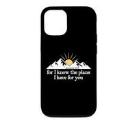 Custodia per iPhone 12/12 Pro For I Know the Plans I Have For You Bible Jeremiah 29:11 God