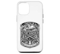 Custodia per iPhone 12/12 Pro Fort Sumter Charleston Civil War Battle USA Storia americana