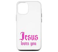 Custodia per iPhone 12/12 Pro Forza per incoraggiarti nei momenti difficili, Gesù ti ama