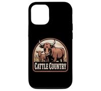 Custodia per iPhone 12/12 Pro Fresh Farm Milk Dairy Cow Calf Animal Cattle Farmer